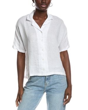 James Perse Lightweight Boxy Linen Shirt - White