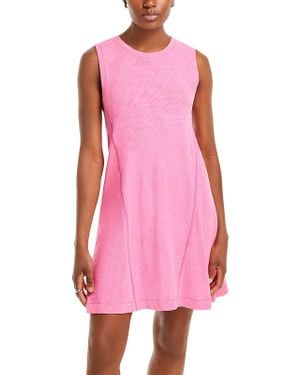 ATM Sleeveless Short Mini Dress - Pink