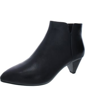 Rockport Milia V Leather Pointed Toe Ankle Boots - Black