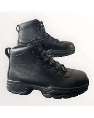 Red Wing Metguard Leather Work Boots - Black