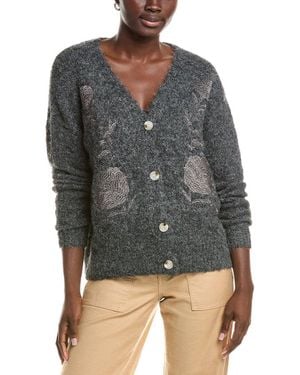 ANNA KAY Sunny Classic Cashmere-Blend Cardigan - Gray