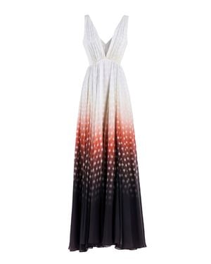 Saiid Kobeisy Gradient Printed Dress - White