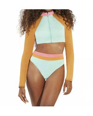 Maaji Golden Hour Lark Long Sleeve Top - Blue