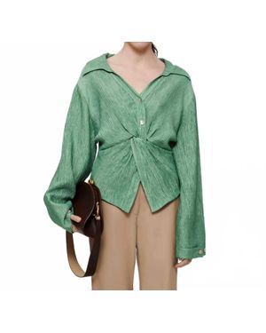 Nanushka Long Sleeve Shirt - Green
