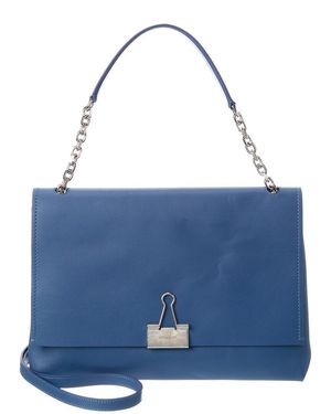 Off-White c/o Virgil Abloh Off- Soft Large Leather Tote - Blue