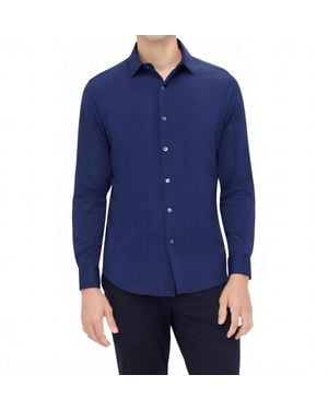 Bugatchi 8 Way Strech Shirt - Blue