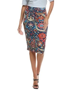Gretchen Scott Jersey Pencil Skirt - Blue