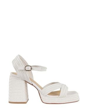 Castañer Valle Sandal - White