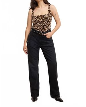 GOOD AMERICAN Good Petite 90's Relaxed Jean - Blue