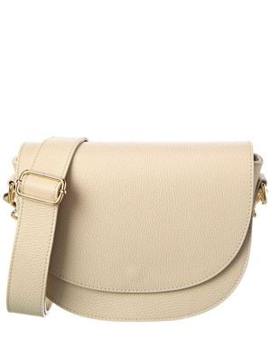 Jijou Capri Hilly Leather Satchel - Natural