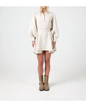Lanhtropy Camille Linen Dress - White