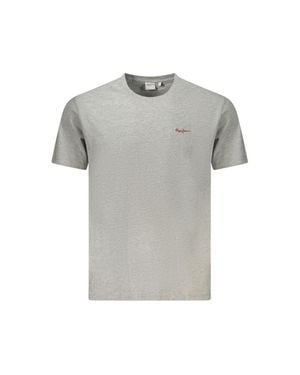 Pepe Jeans Organic Cotton T-Shirt - Gray