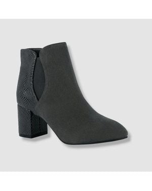 Karen Scott Ivynaa Boots Faux Suede Ankle Bootie Lion181 - Black