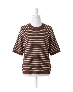 Faherty Miramar Sweater Top - Brown