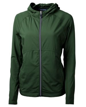 Cutter & Buck Adapt Eco Knit Hybrid Recycled Full Zip Jacket - Green