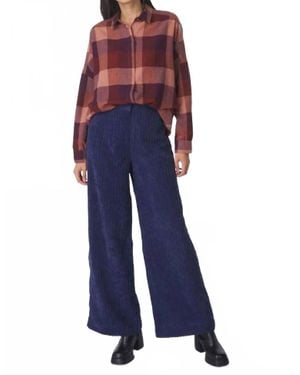 Sessun Cap East Wide Leg Pants - Blue