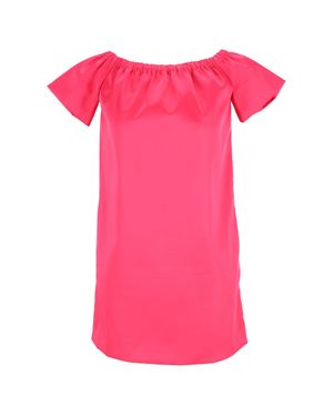 Maje Off-Shoulder Mini Dress - Pink