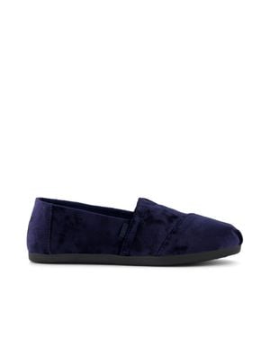 TOMS Alpargata Crushed Velvet - Blue