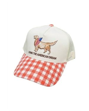 KenzKustomz Living The American Dream Hat - Red