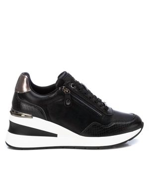 Xti Casual Wedge Sneakers - Black