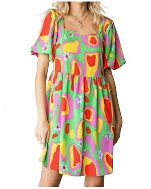Bestto Dreams Mini Dress - Green