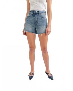DAZE Knockout High Rise Shorts - Blue