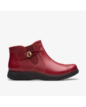 Clarks Certina Joy Leather - Red