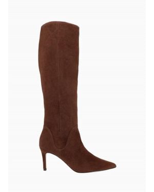 Pelle Moda Lidya Heeled Tall Boots - Brown