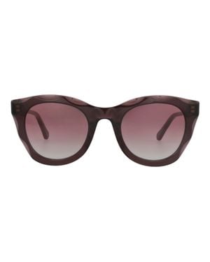 Chloé Round-Frame Recycled Acetate Sunglasses - Brown