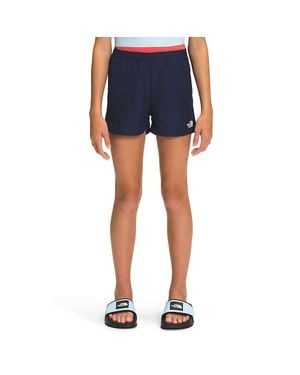 The North Face Girls Amphibious Class V Water Shorts Elastic Waist Jdm1984 - Blue