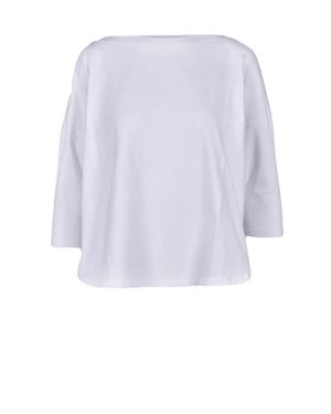 Wild Cashmere Cashmere-Blend Relaxed T-Shirt - White