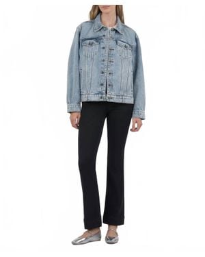 Kut From The Kloth Emmy Boyfriend Denim Jacket - Blue