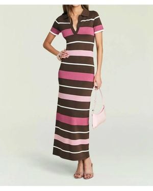 SER.O.YA Sam Knit Maxi Dress - Red