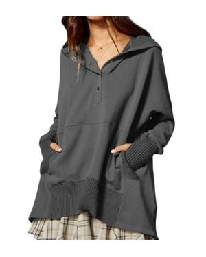 Bucketlist Oversized Hoodie - Gray