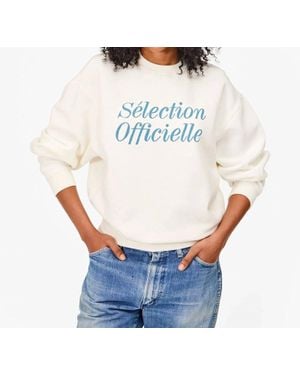Clare V. Oversized Sweatshirt - White