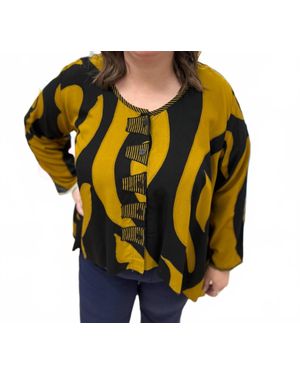 Iguana Lider Kyao Shark Bite Top - Yellow