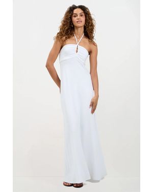 Trina Turk Palm Dress - White