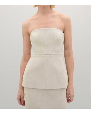 A.Emery Lovett Strapless Top - White