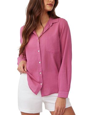 Bella Dahl Pocket Button Down - Pink