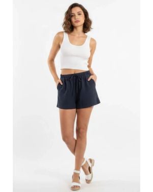 TRUEDAMES Essential Cotton Comfort Shorts - Blue