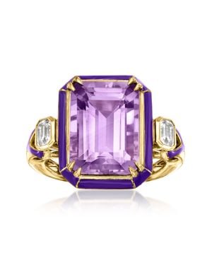 Ross-Simons Amethyst And Topaz Ring - Purple