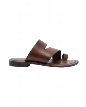 Free People Abilene Top Loop Sandal - Brown