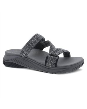 Dansko Rosette Adjustable Eva Sandals - Black