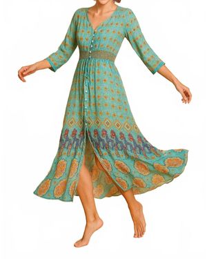 Guadalupe Monaco Dress - Green