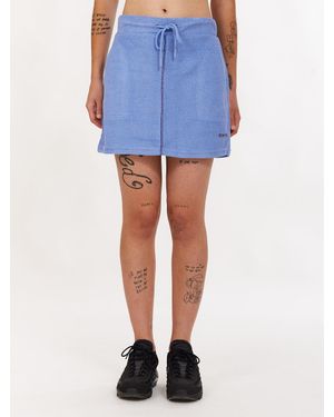Bench Beech French Terry Seamed Skirt - Blue