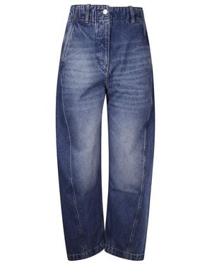 Studio Nicholson Jeans Vita Alta Quattro Tasche, Baggy Fit - Blue