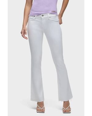 Hudson Jeans Nico Midrise Bootcut Barefoot Jean - White
