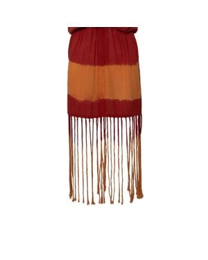 Caravana Kaxlan Tie Dye Dress - Red