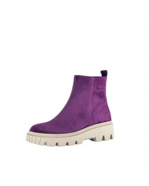 Gabor Combat Boots - Purple