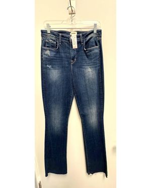 L'Agence Pre-Loved The Micro Flare Denim Jean - Blue